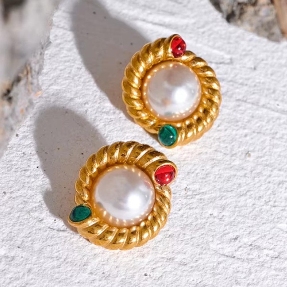 Royal Twist Studs - Father and Daughter Jewelry