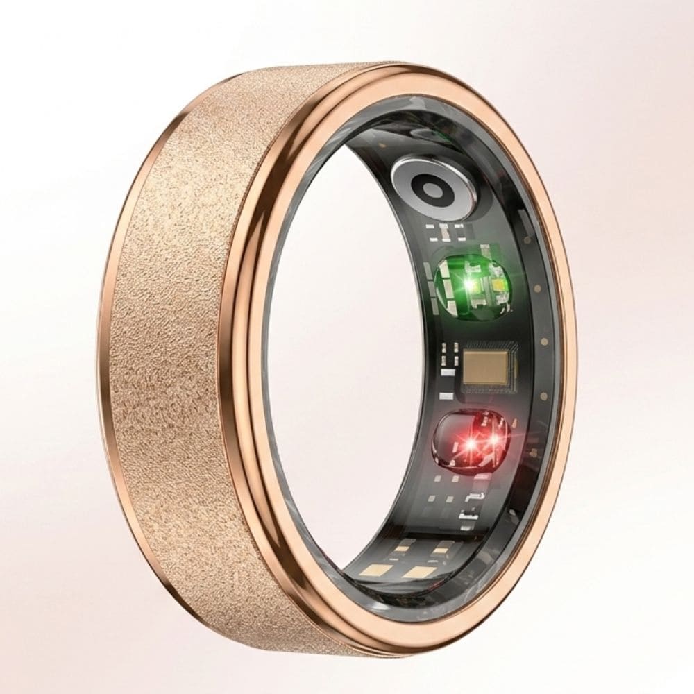 Brushed Metallic Smart Ring
