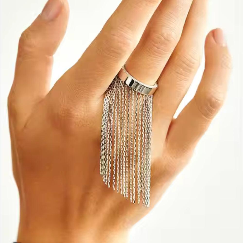 Tassel Flow Ring - Father and Daughter Jewelry
