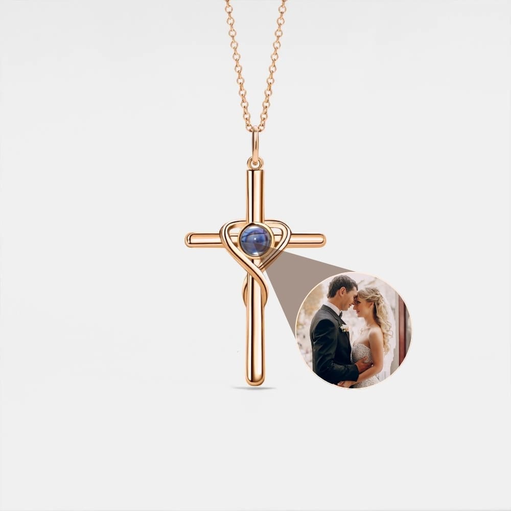 Cross Projection Necklace