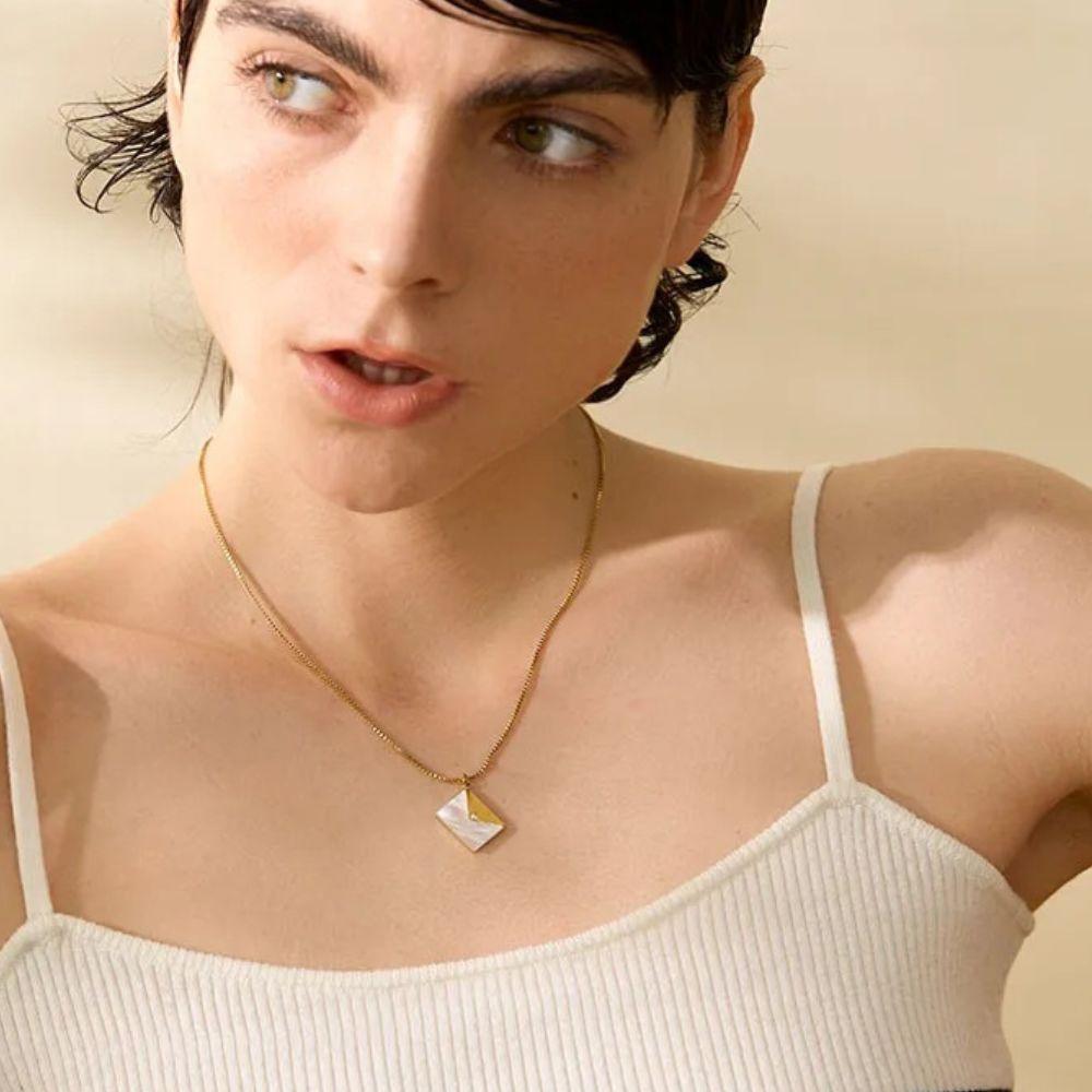 Love Letter Necklace - Father and Daughter Jewelry