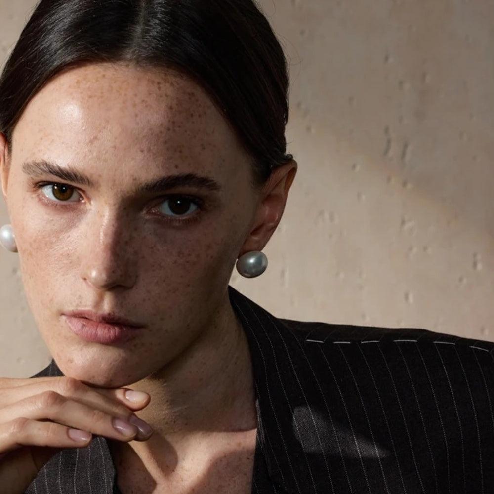 Pure Pearl Studs - Father and Daughter Jewelry