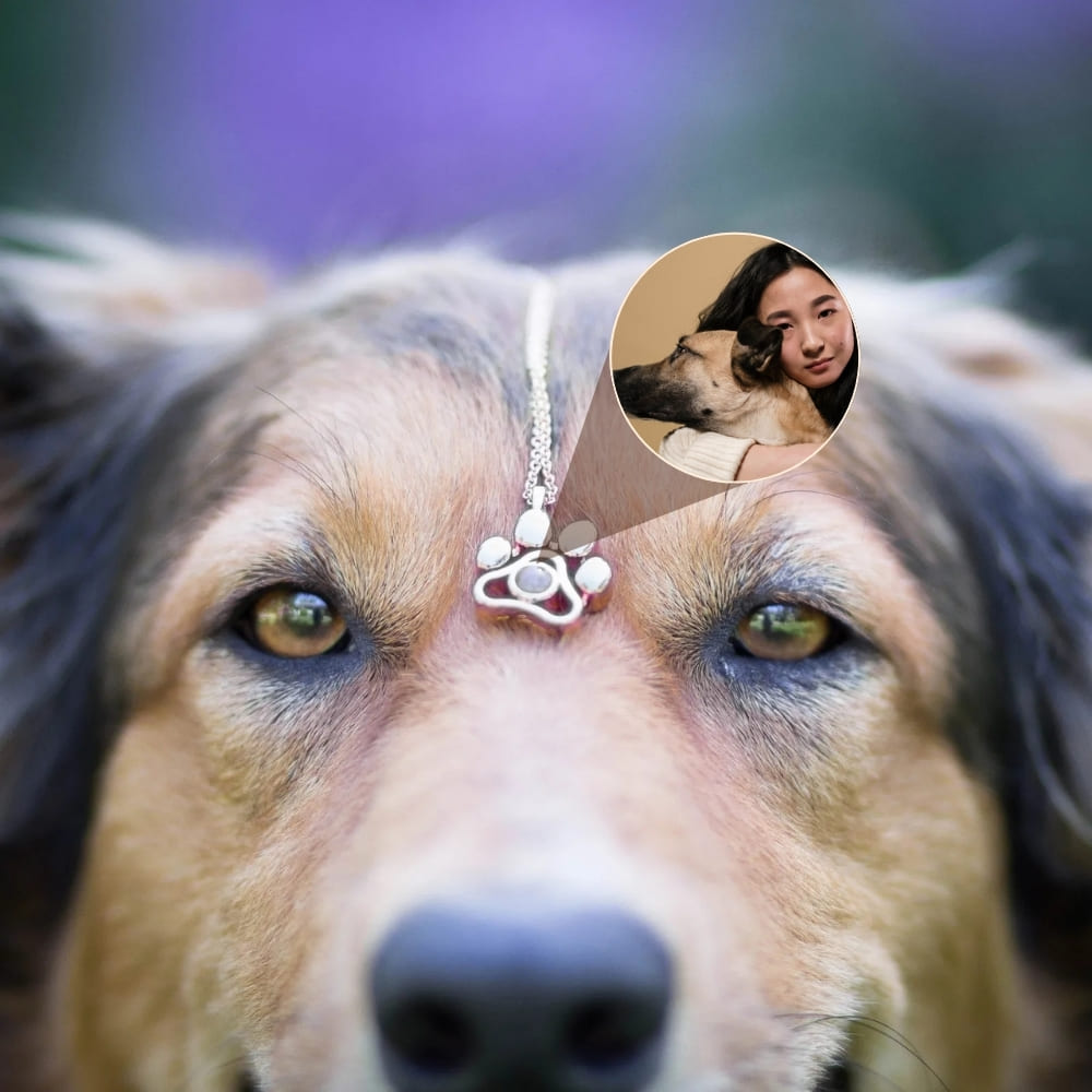 Paw Projection Necklace