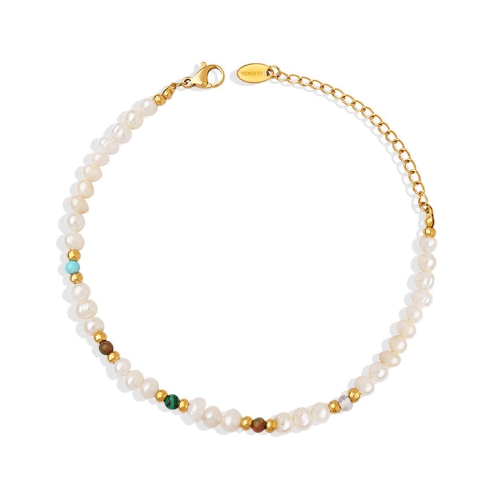 Seafoam Rhythm Pearl Bracelet