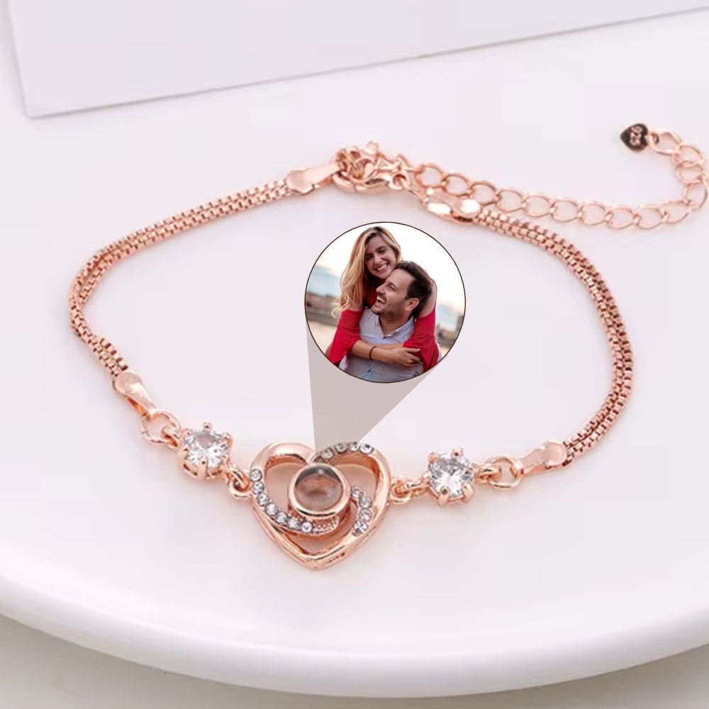 Heart Photo Projection Bracelet