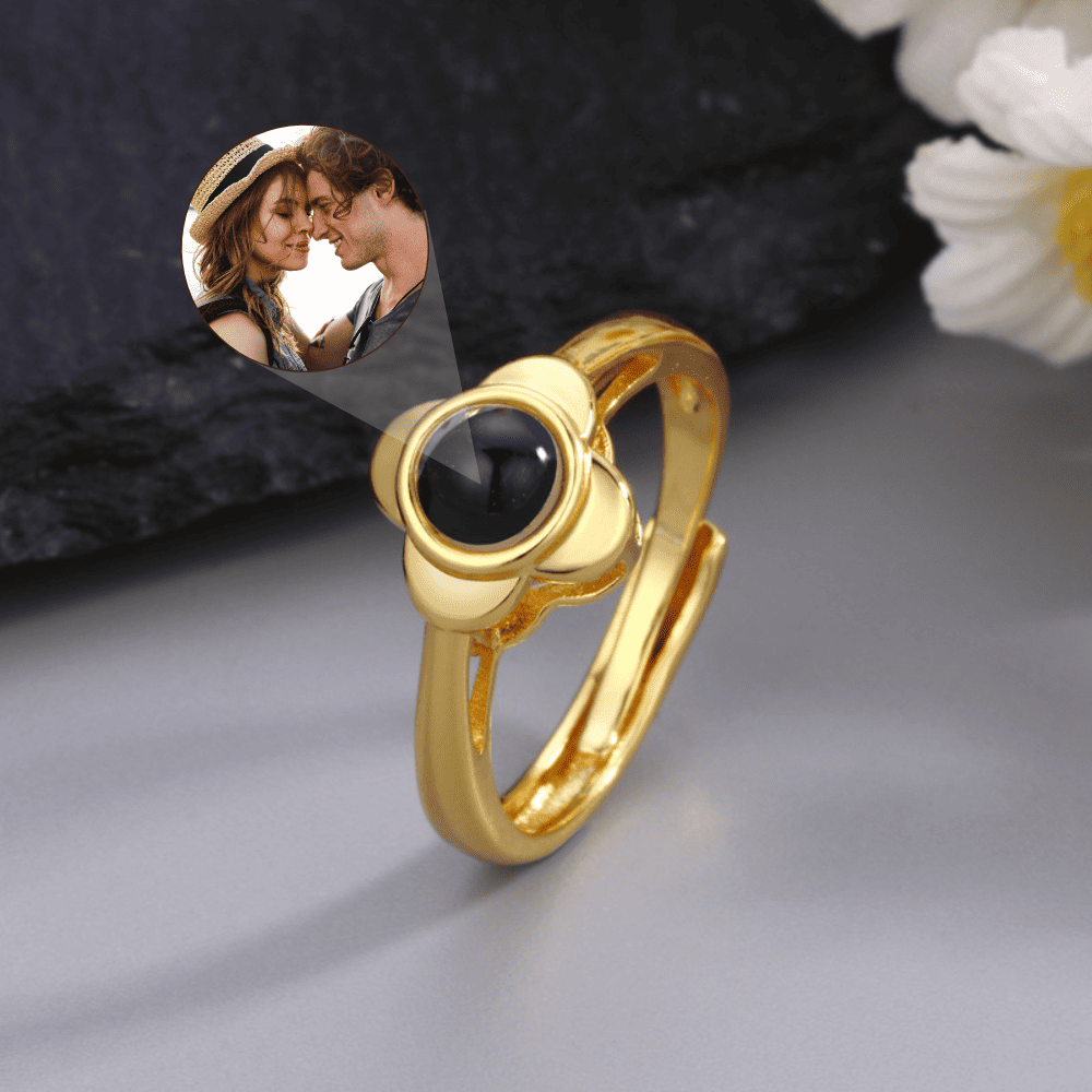 Flower Projection Ring (Resizable)
