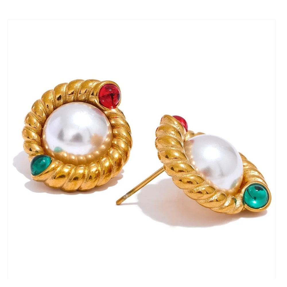 Royal Twist Studs - Father and Daughter Jewelry