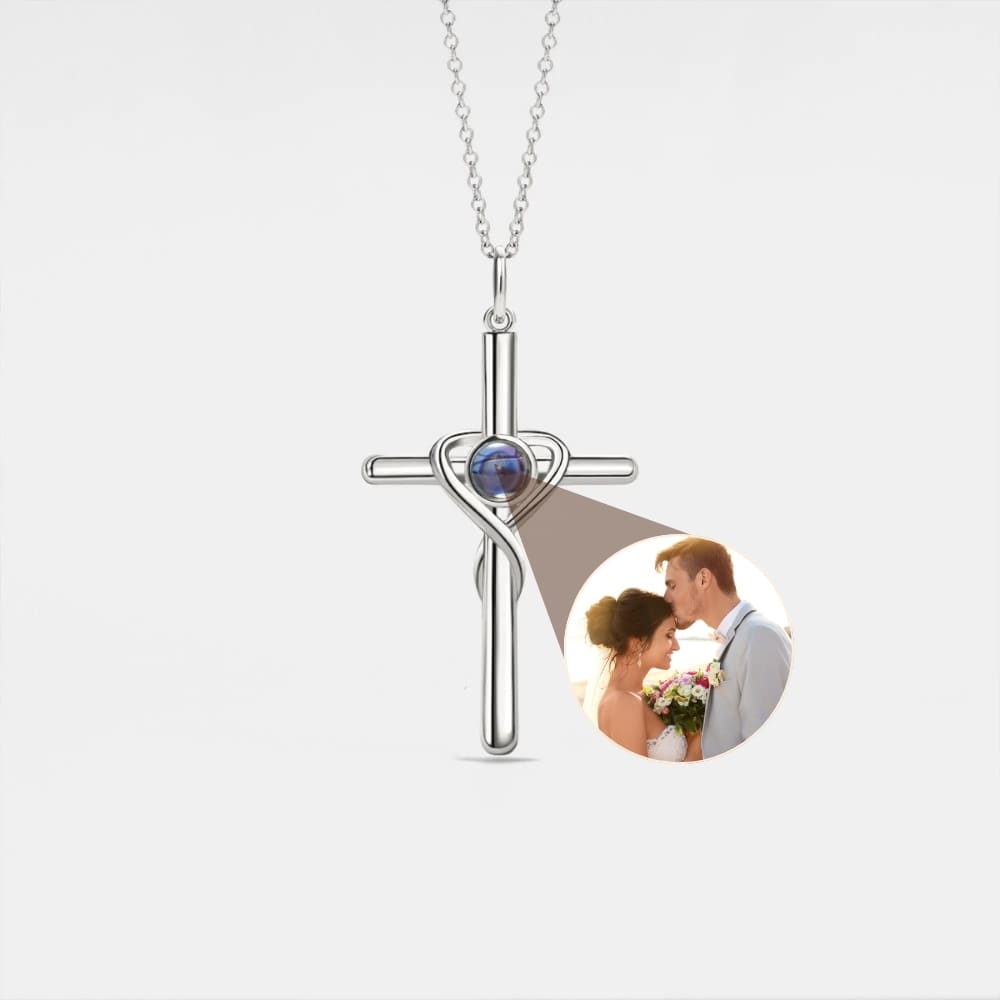 Cross Projection Necklace
