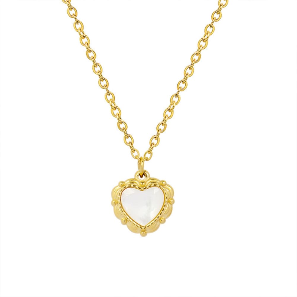 Luna Heart Shell Necklace