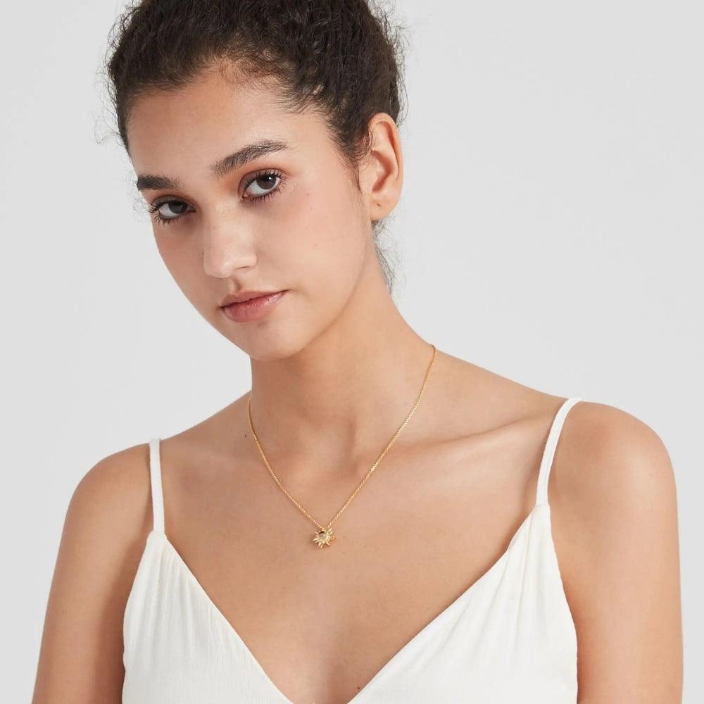 Sun Projection Necklace - Father and Daughter Jewelry