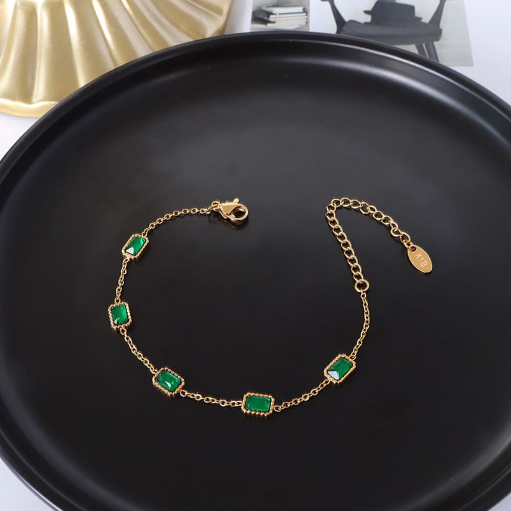 Emerald Gleam Bracelet