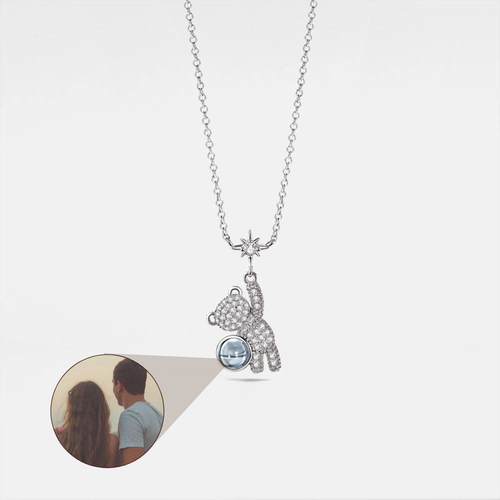 Teddy Bear Projection Necklace