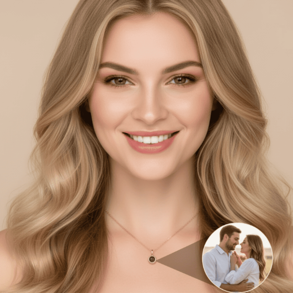 Circle Projection Necklace