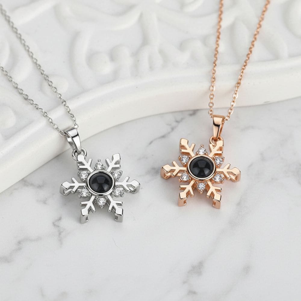 Snowflake Projection Necklace