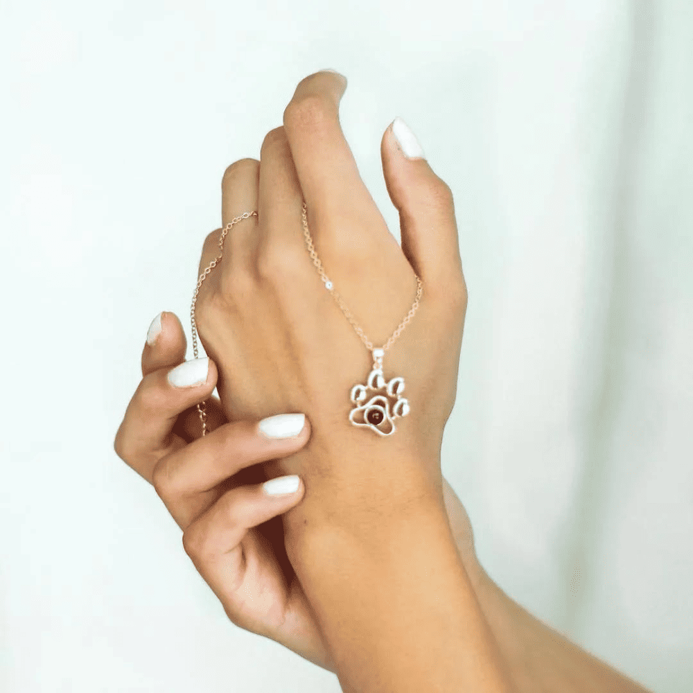Paw Projection Necklace