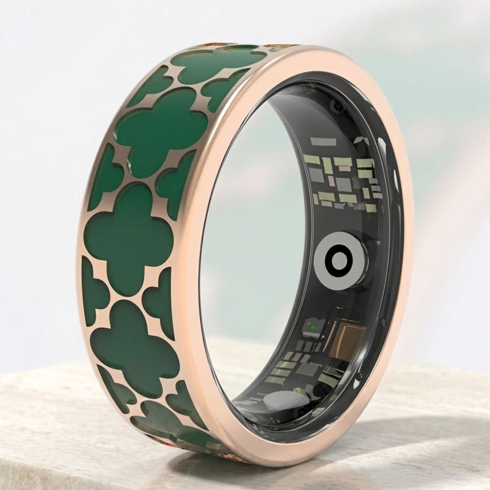 Clover Pattern Smart Ring