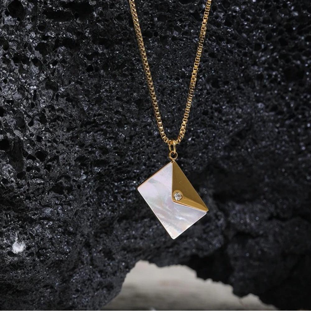 Love Letter Necklace - Father and Daughter Jewelry