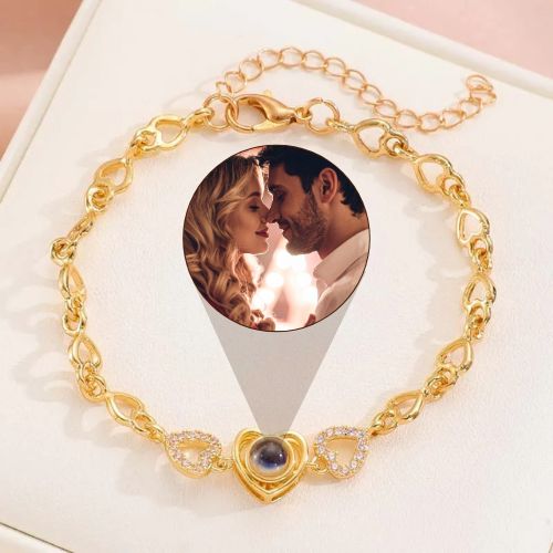 Heart Photo Projection Bracelet