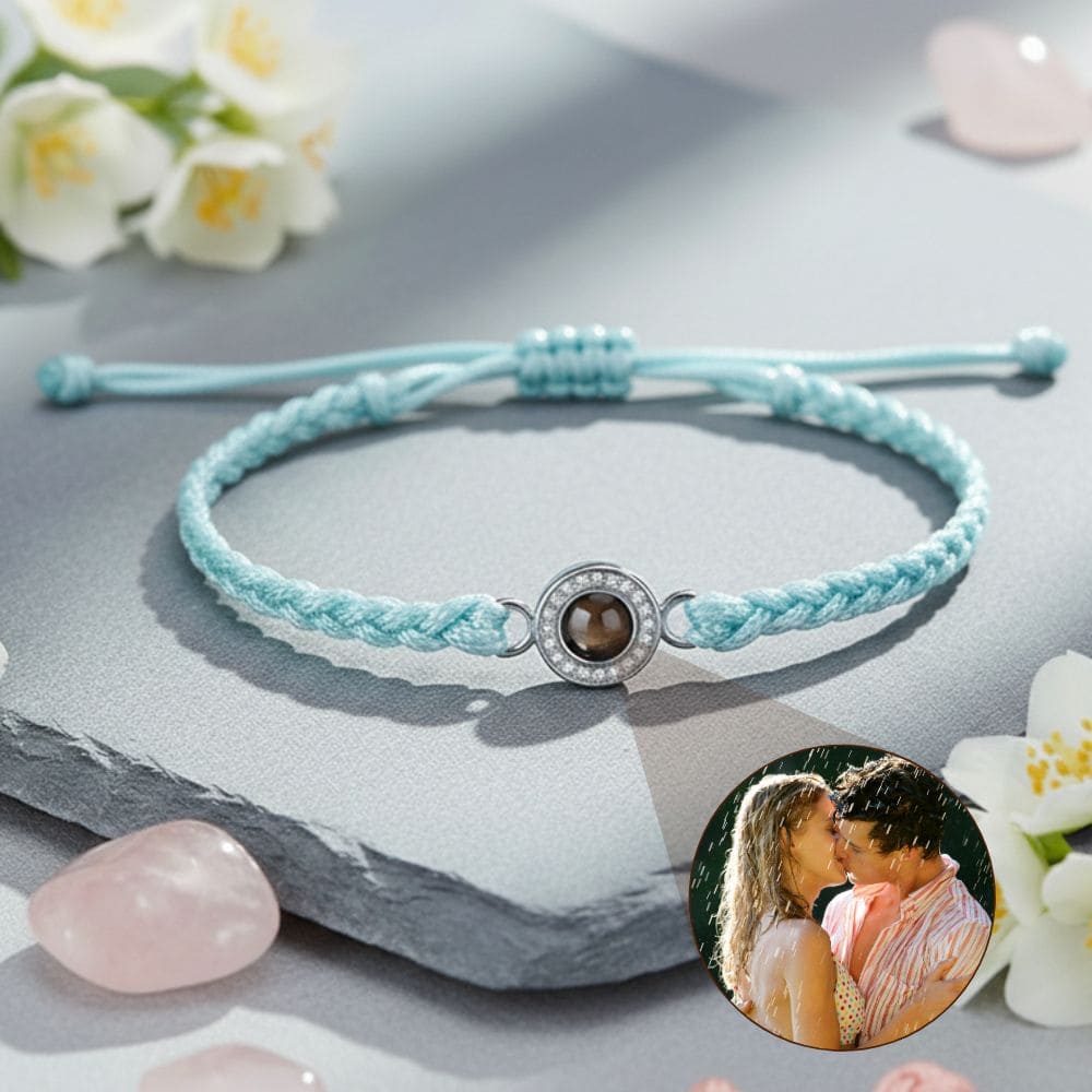 Woven Circle Photo Projection Bracelet