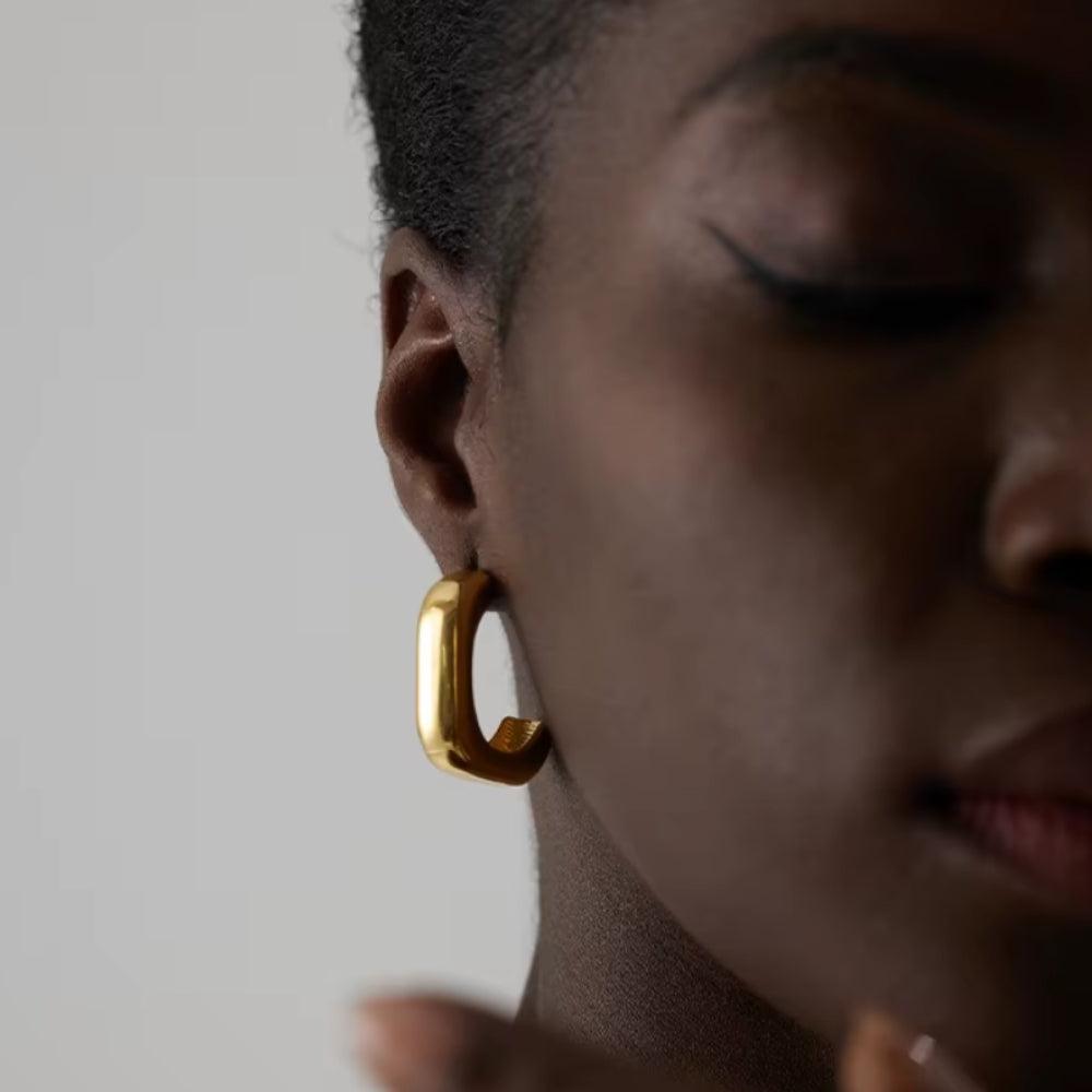 Soft Curve Hoops - Father and Daughter Jewelry