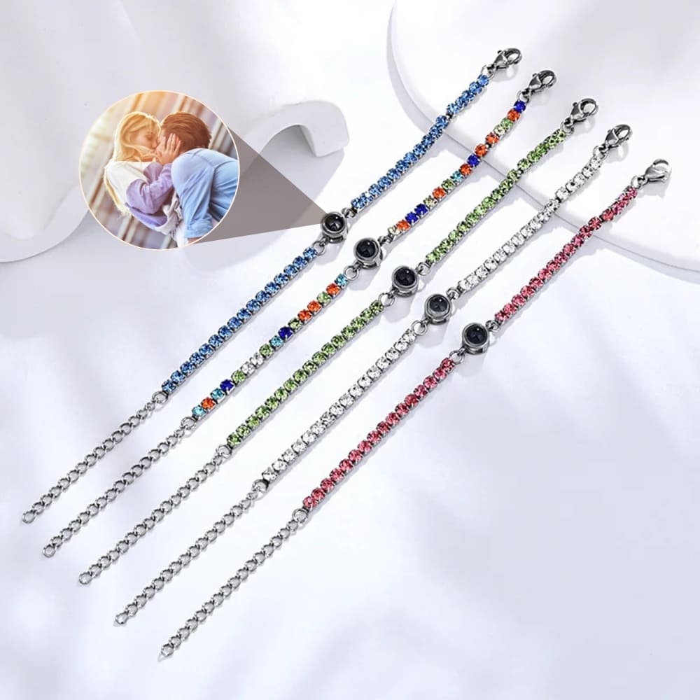 Crystal Photo Projection Bracelet