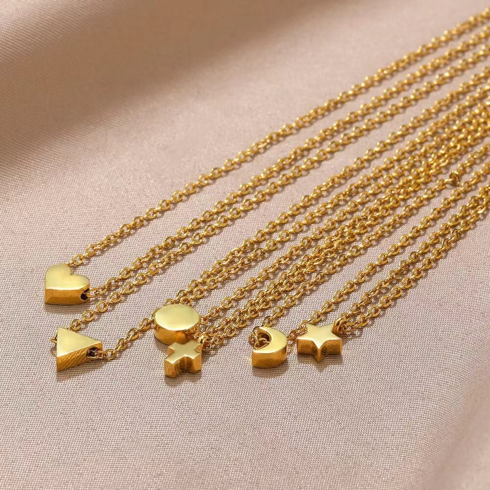 Golden Shapes Necklace