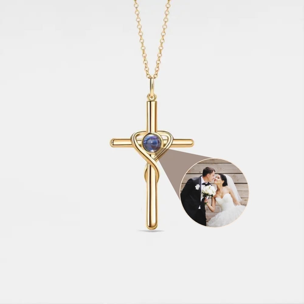 Cross Projection Necklace