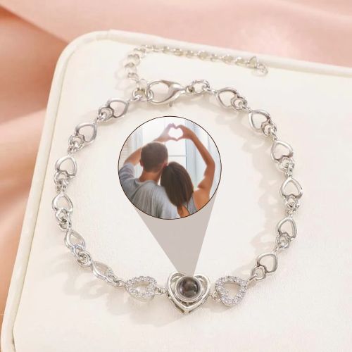 Heart Photo Projection Bracelet