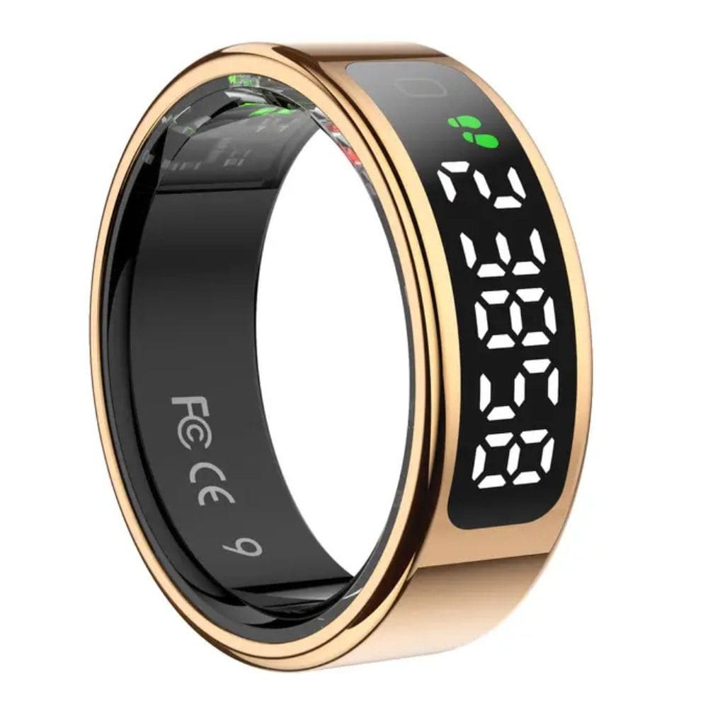 LED Display Smart Ring Gold