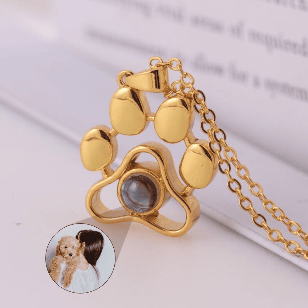 Paw Projection Necklace