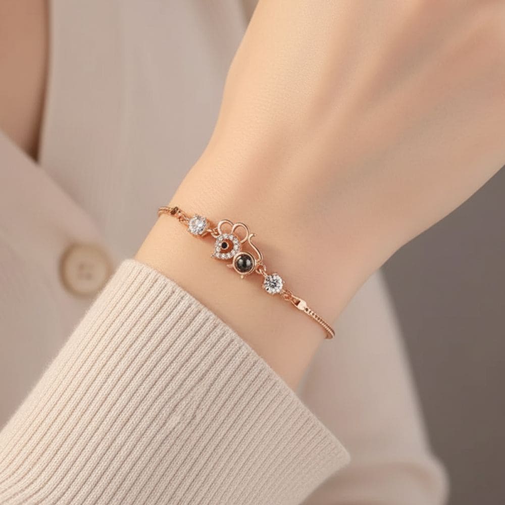 Mouse Photo Projection Bracelet