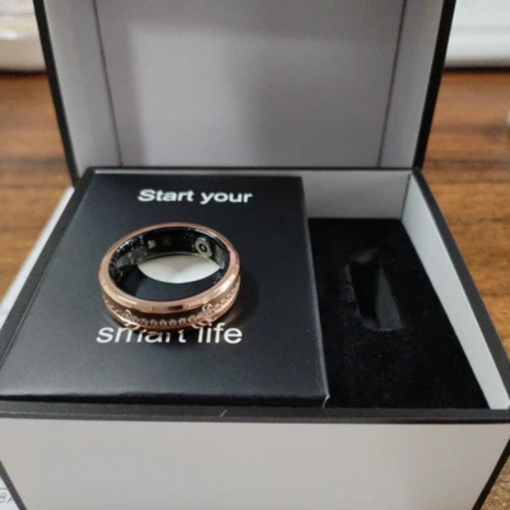 Diamond Inlaid Smart Ring