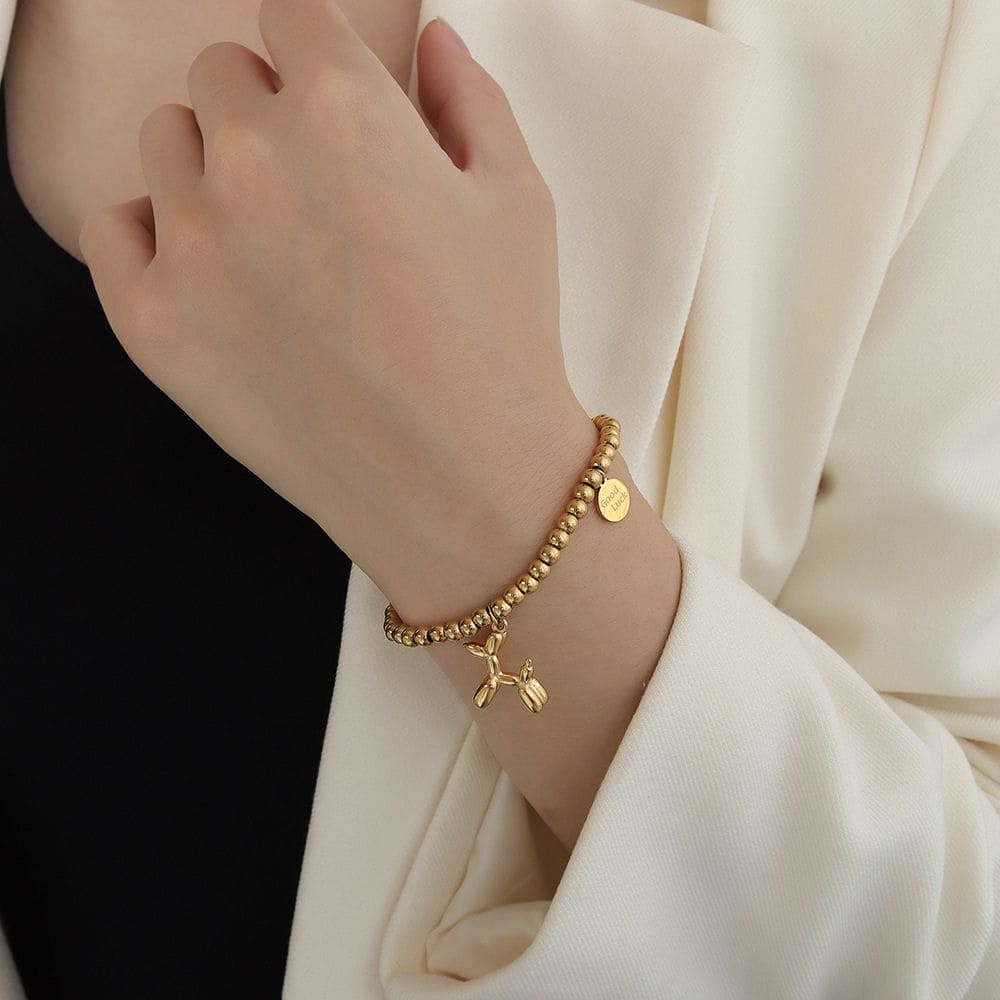 Lucky Pup Beaded Bracelet