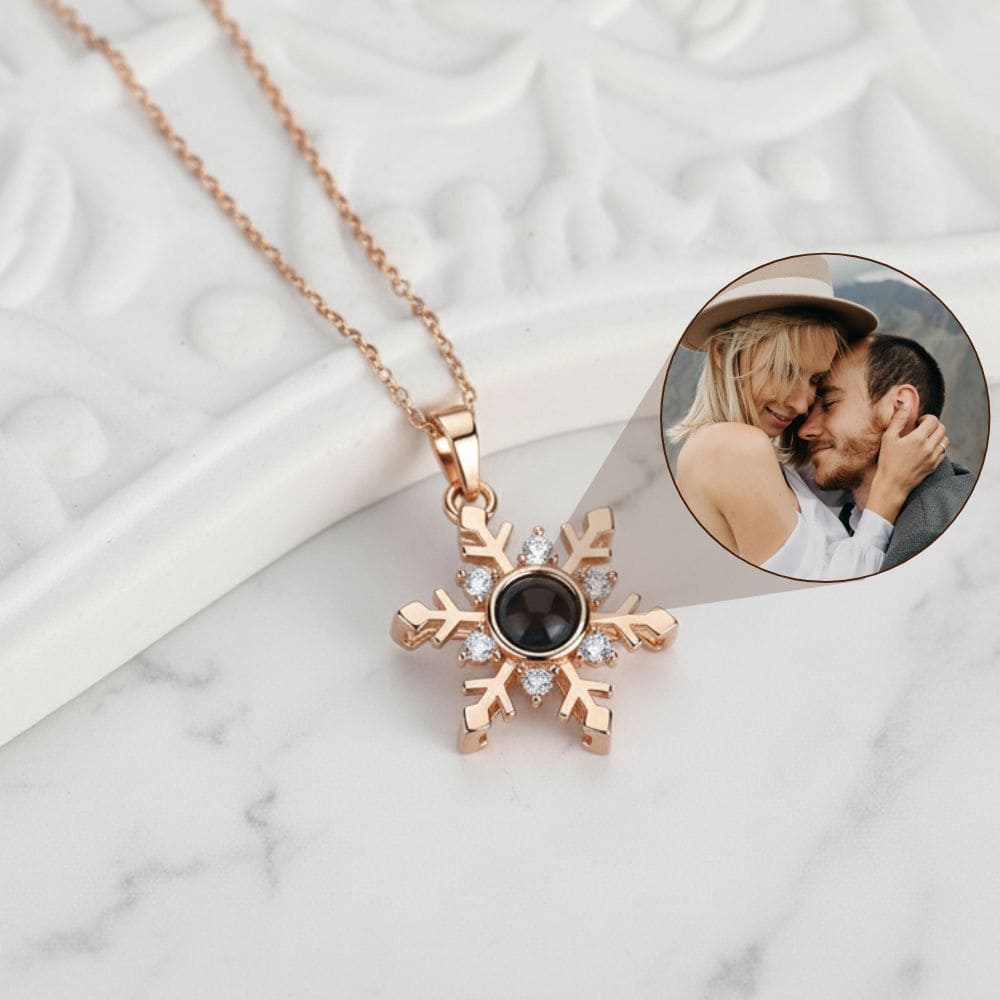 Snowflake Projection Necklace