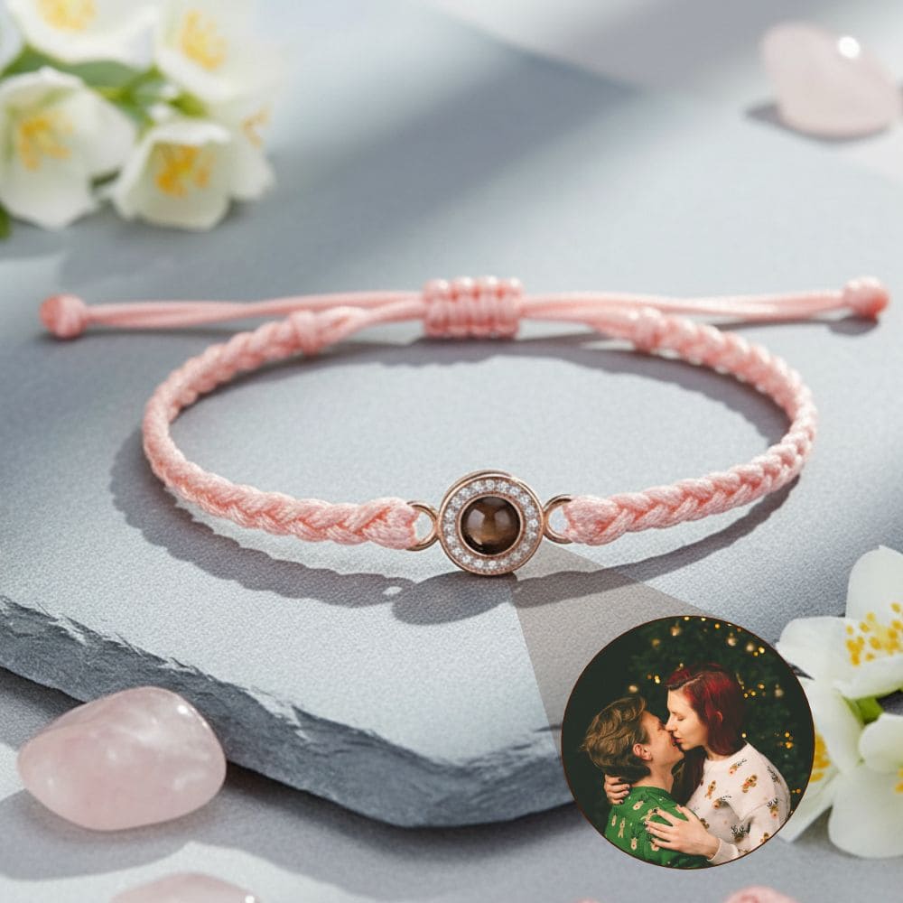 Woven Circle Photo Projection Bracelet