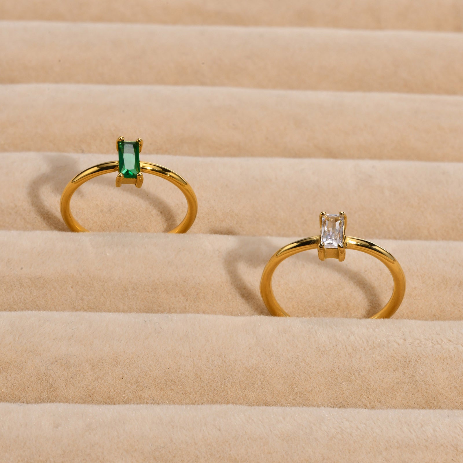 Rectangular Stone Ring