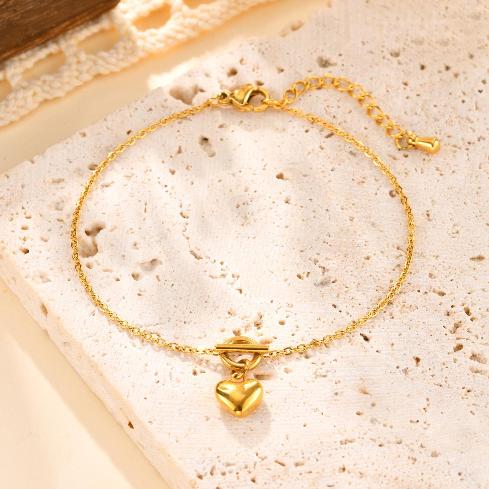 Heart Charm Bracelet