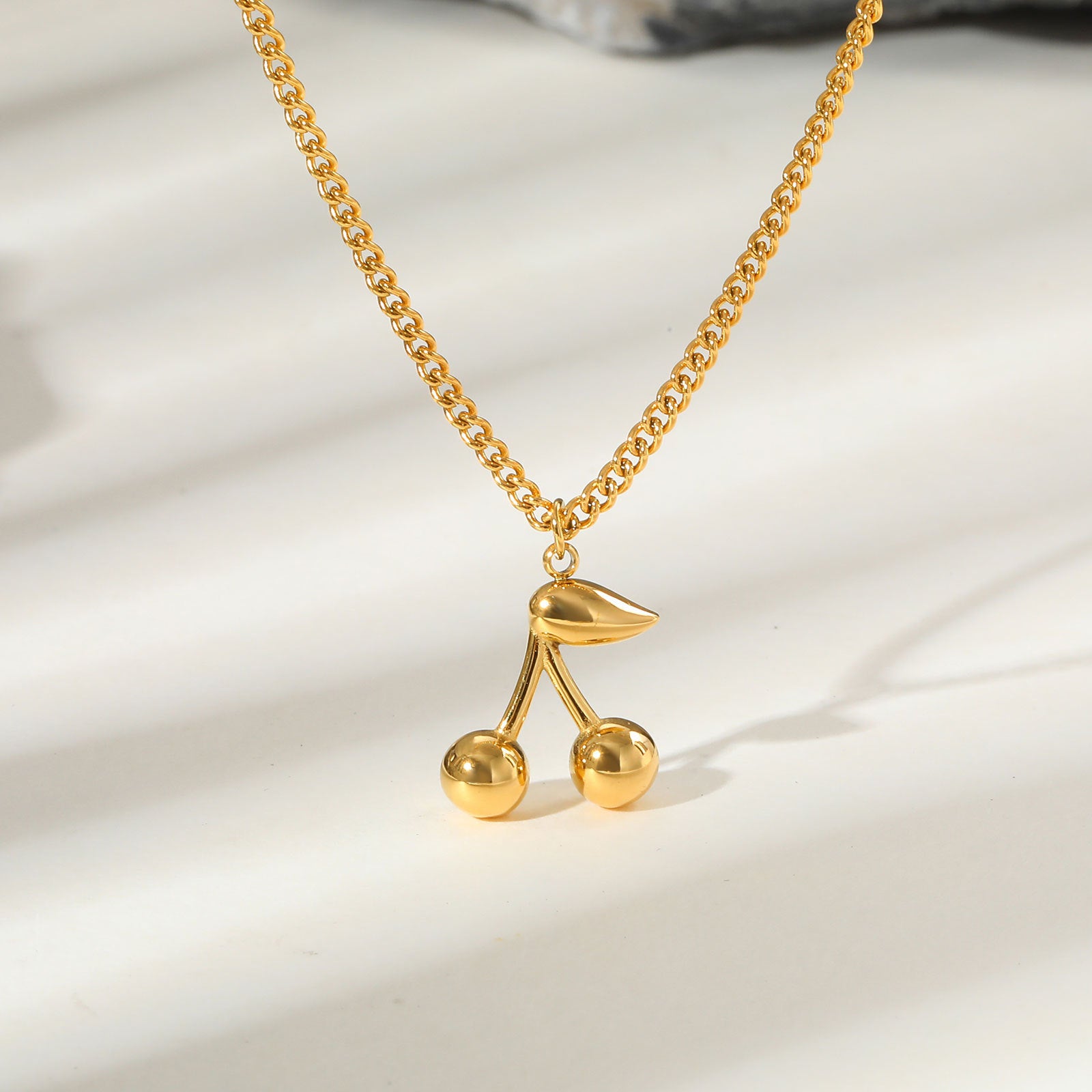 Cherry Pendant Necklace