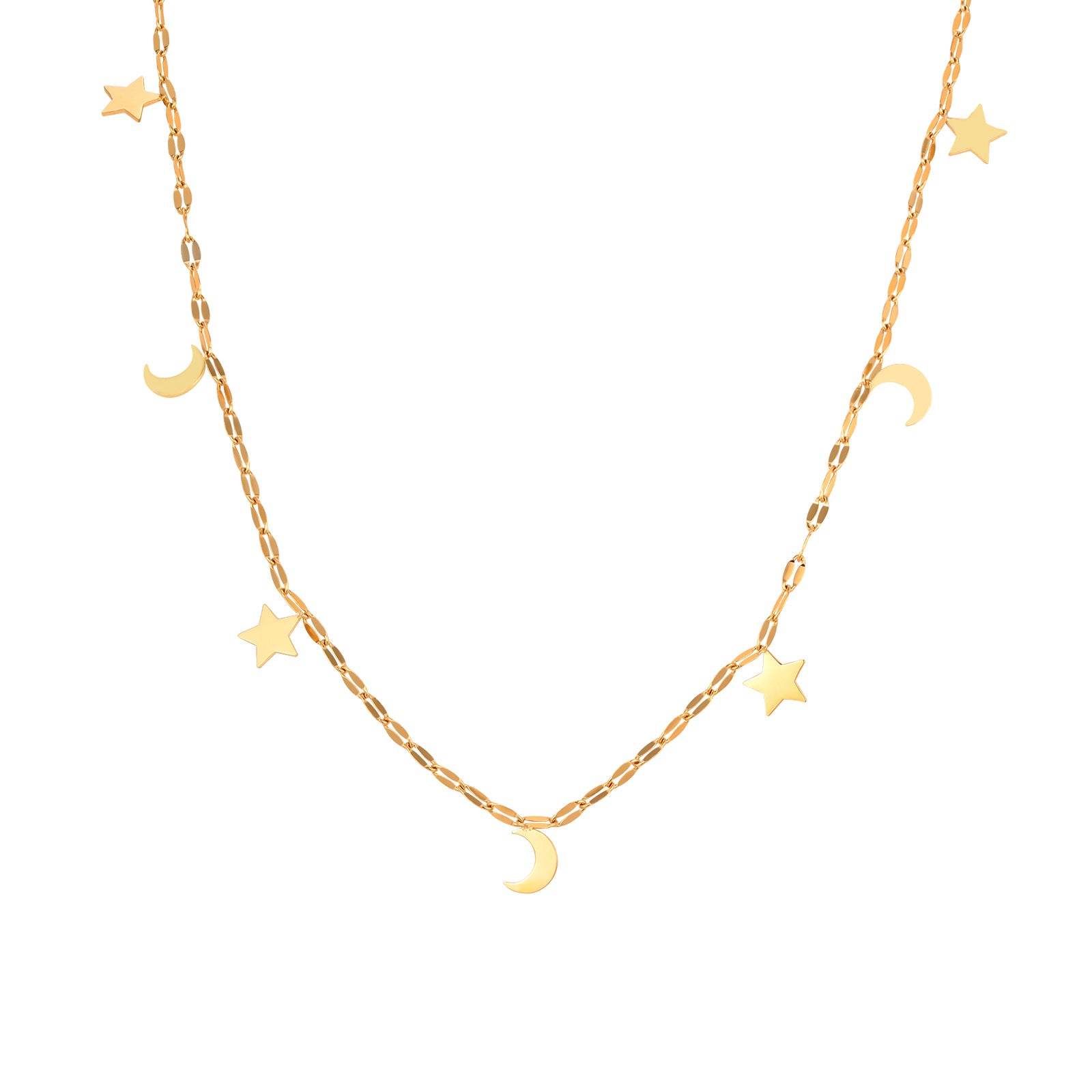 Moon & Star Necklace