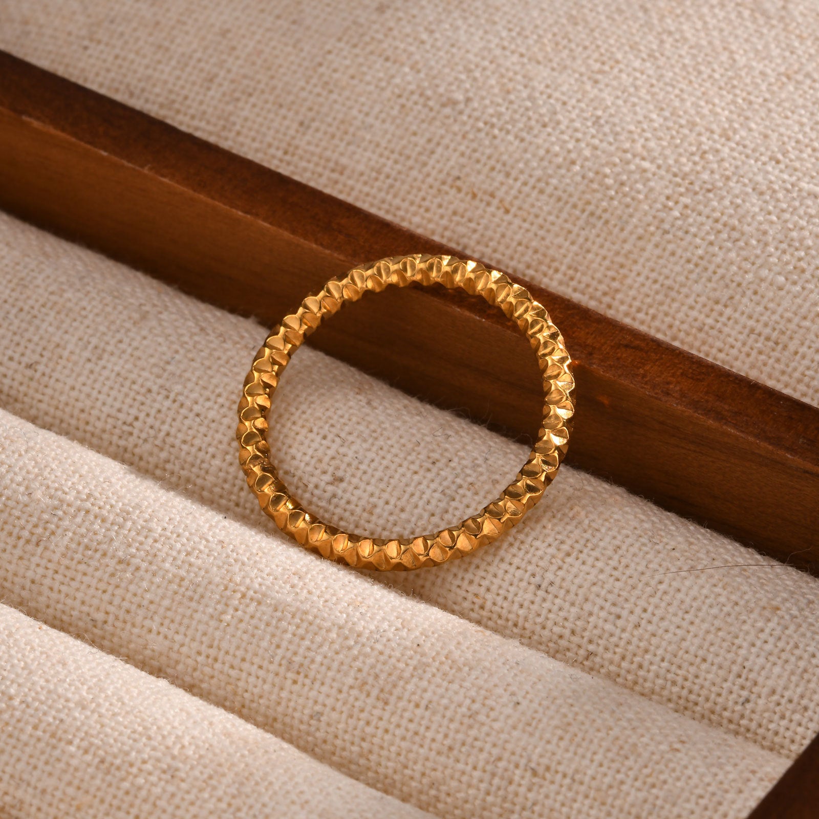 Textured Band Ring
