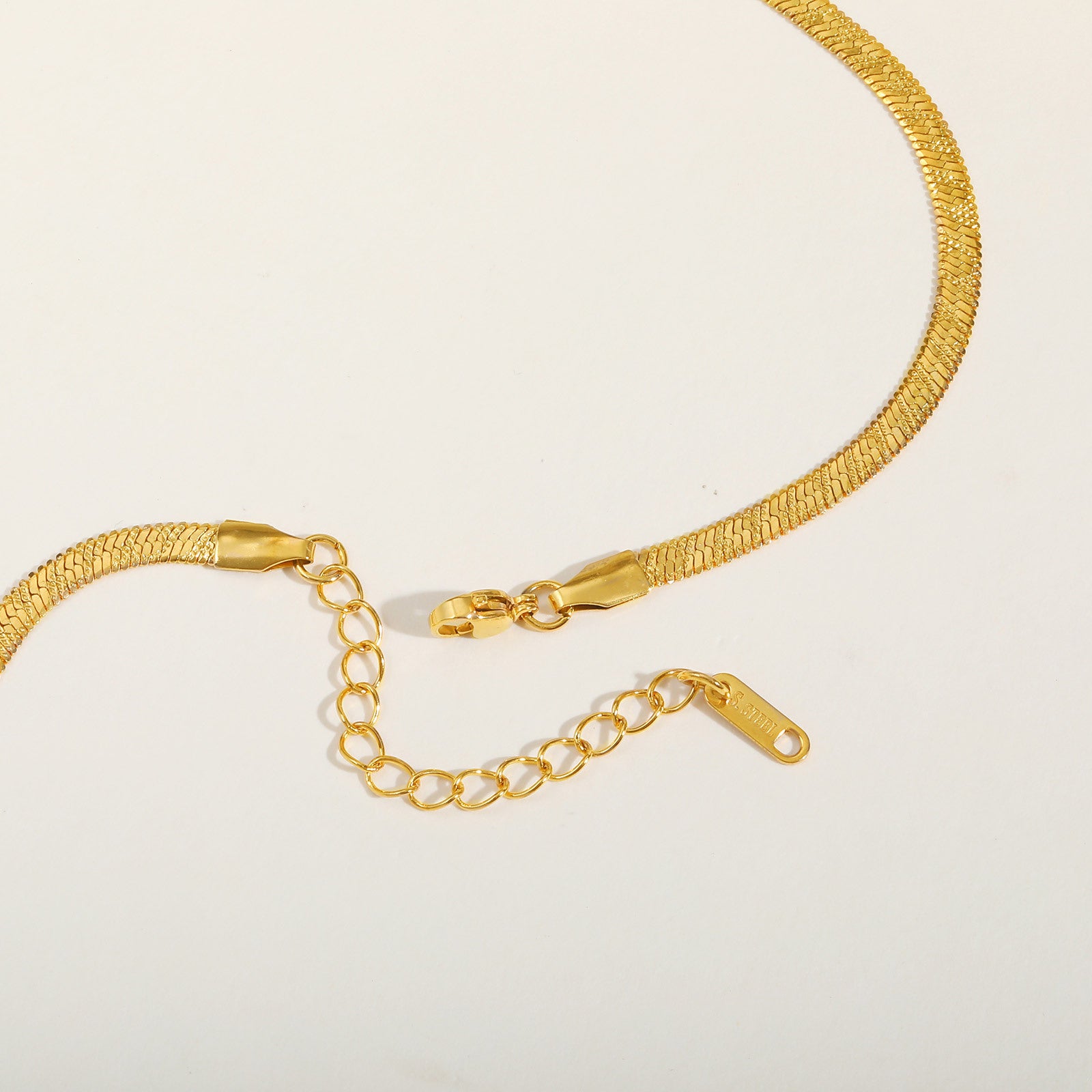 Wide Snake Chain Necklace