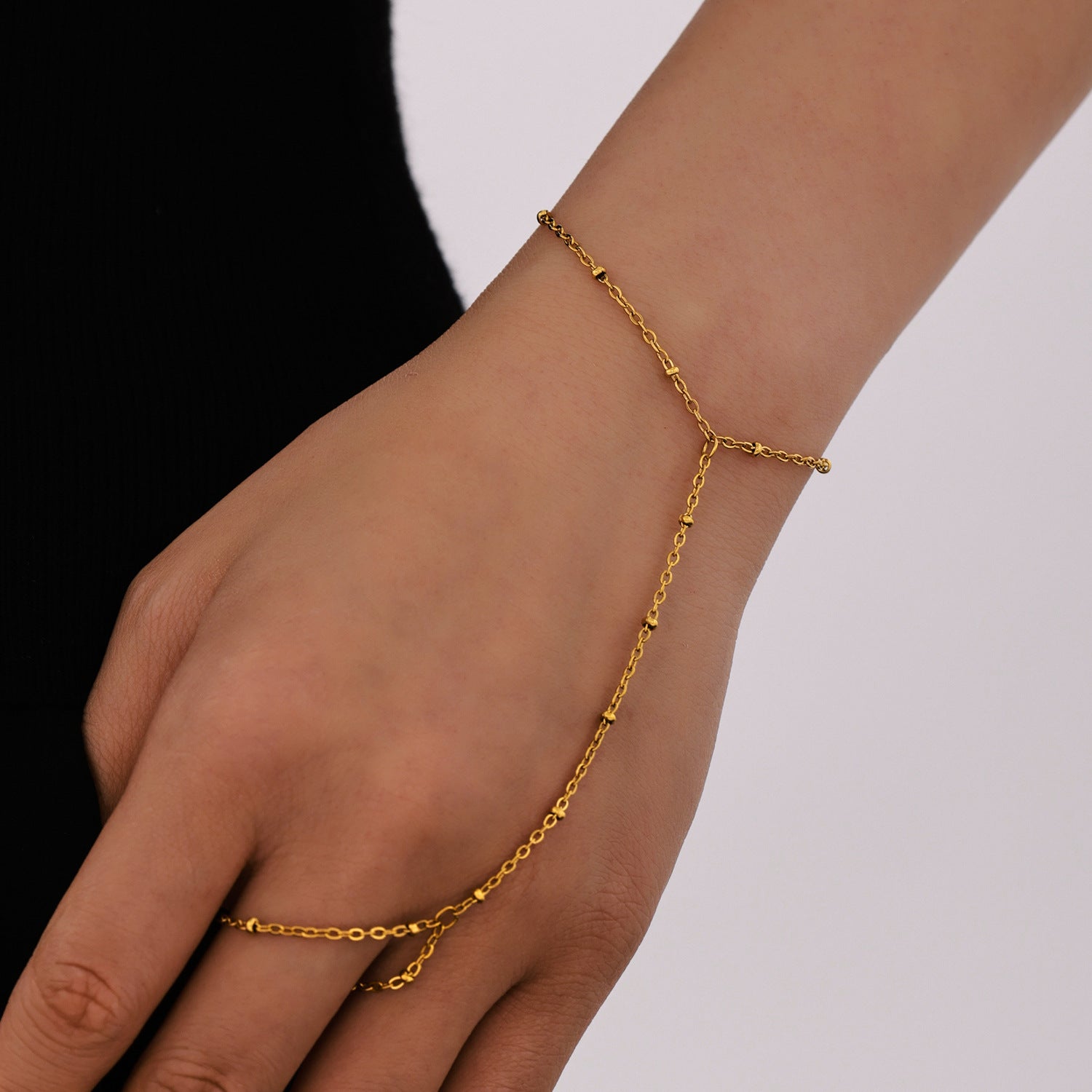 Golden Whisper Hand Chain