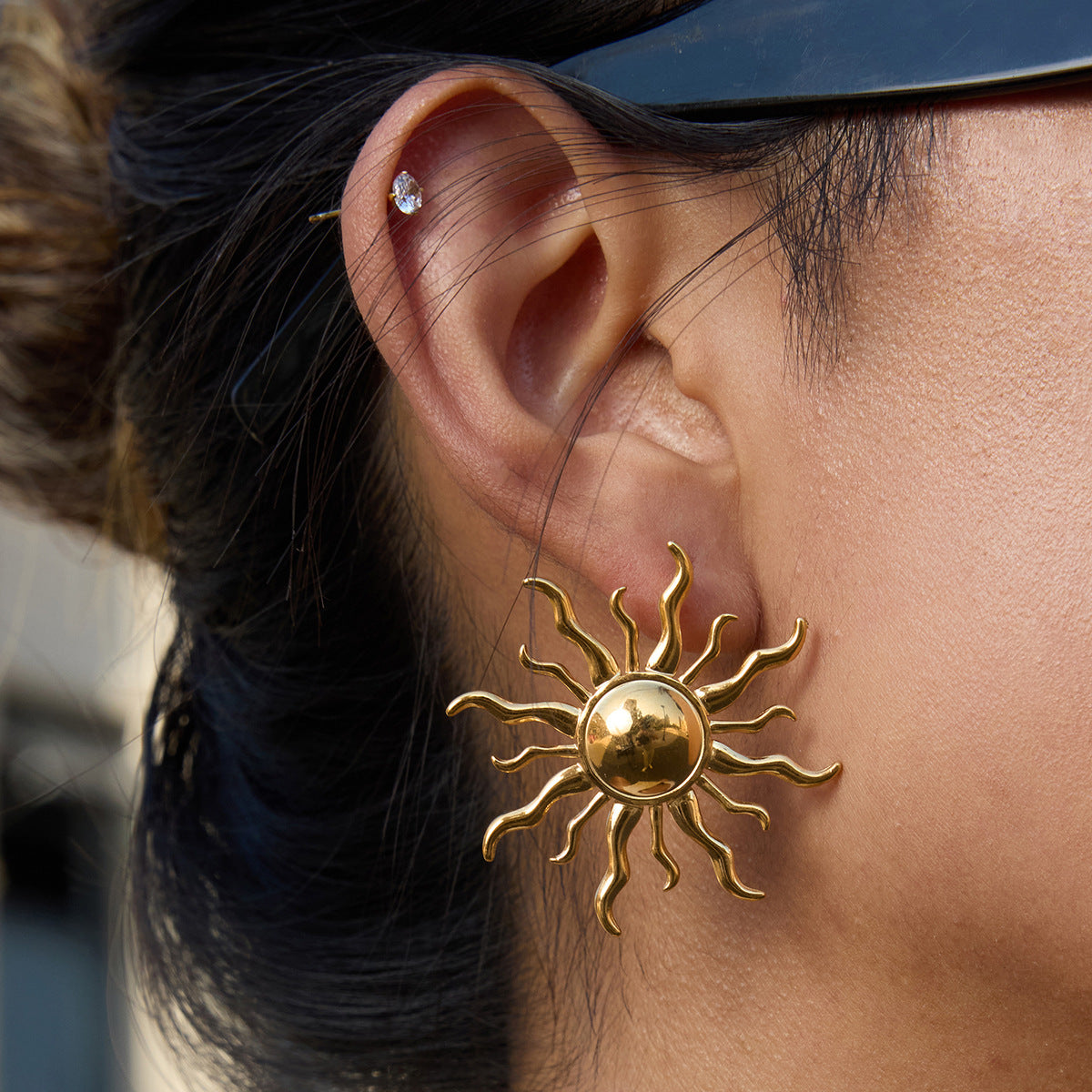 Sunburst Statement Earrings