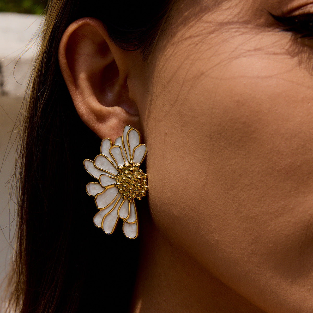 Daisy Flower Earrings