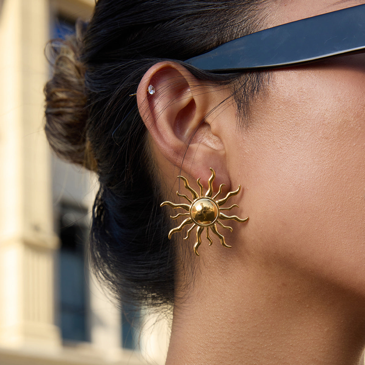 Sunburst Statement Earrings