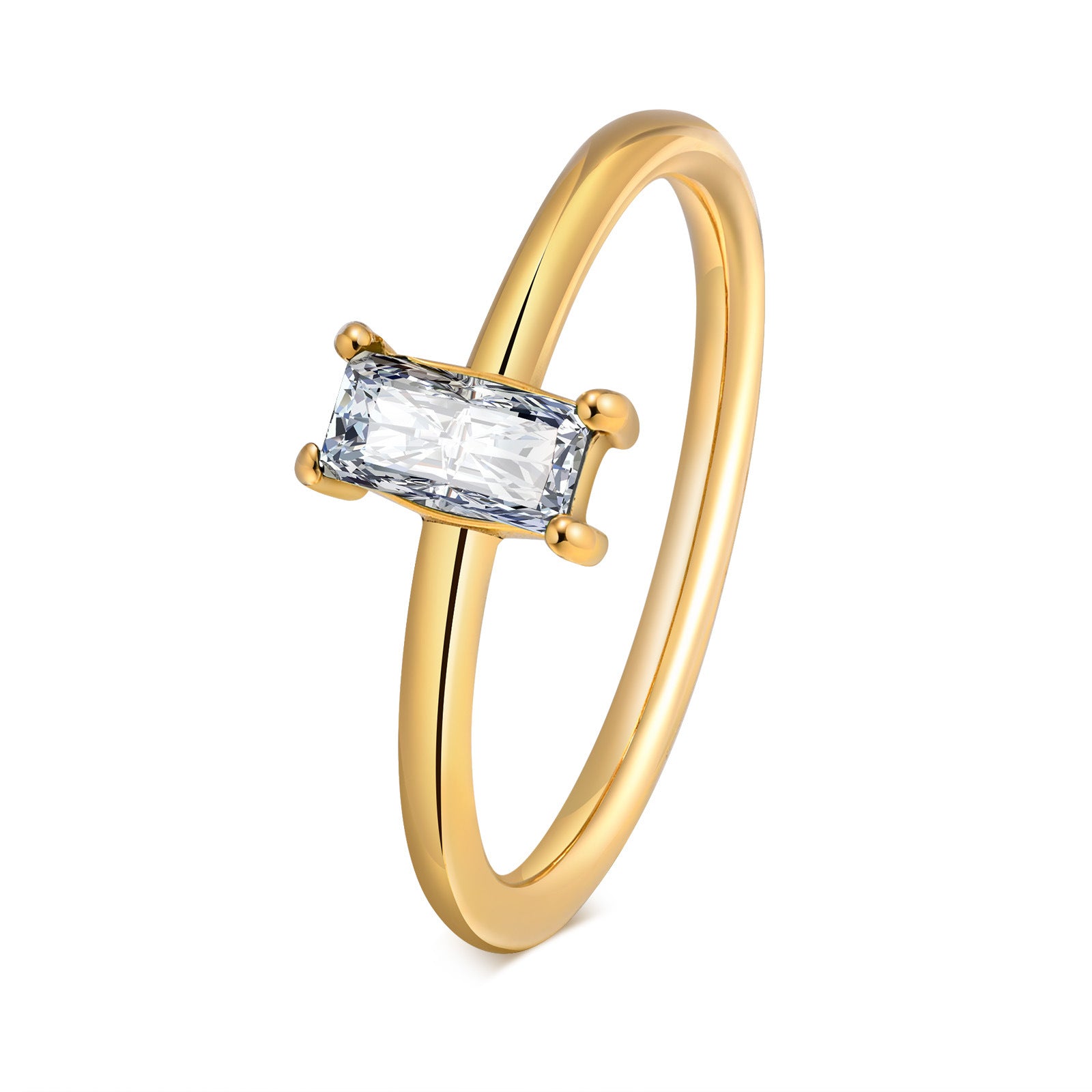 Rectangular Stone Ring