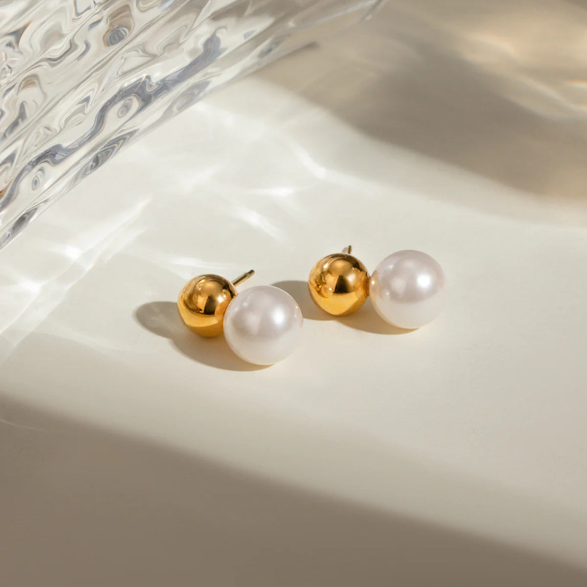 Pearl Stud Earrings