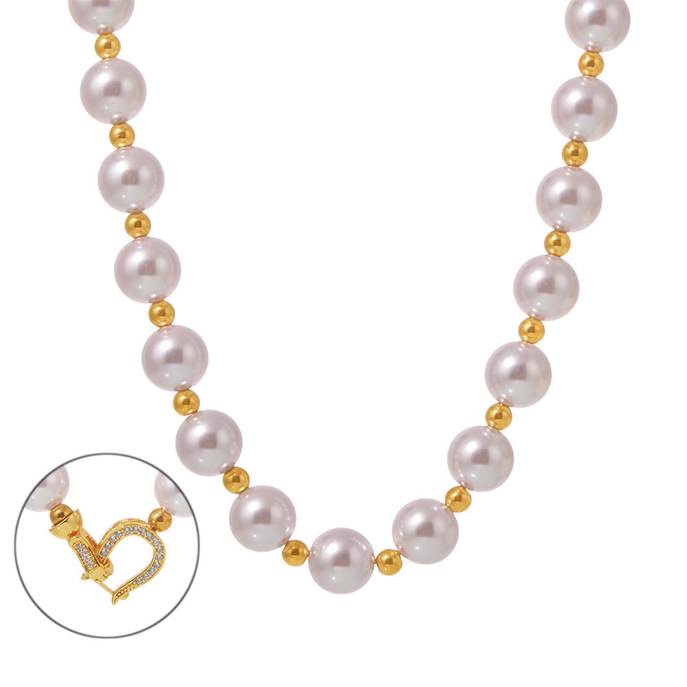 Golden Grace Pearl Necklace