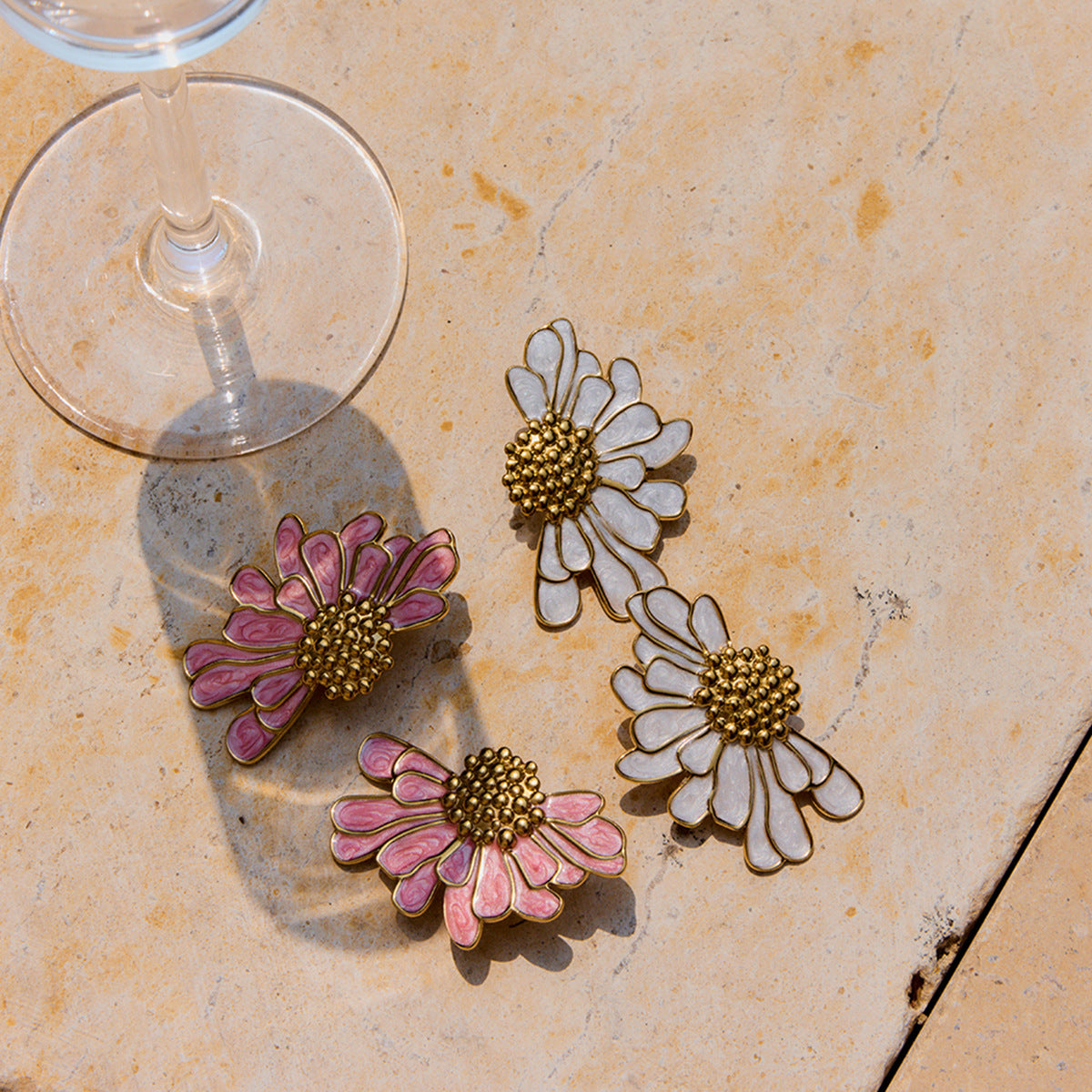 Daisy Flower Earrings