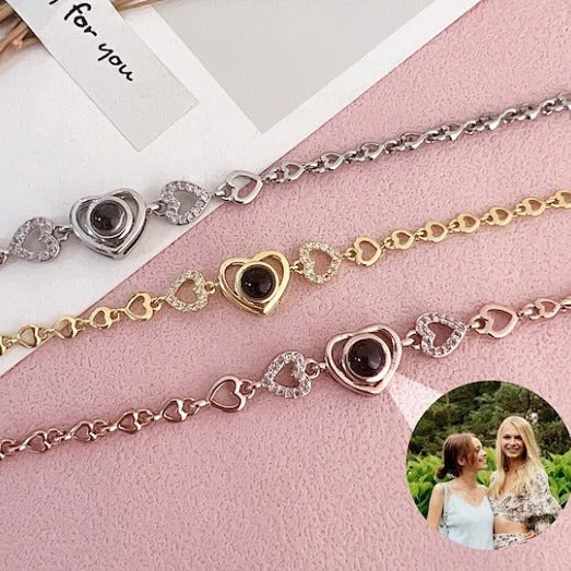 Heart Photo Projection Bracelet